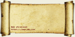 Jefimija Spalević vizit kartica